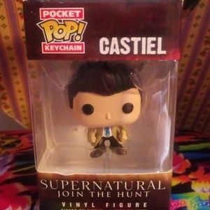 Castiel Funko Pop Keychain